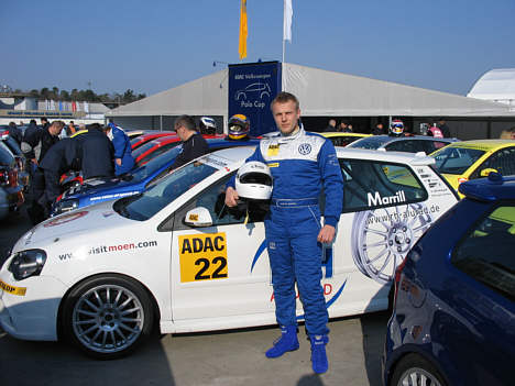 Martin Marrill blev nummer 16 i debutløbet i Polo Cuppen.